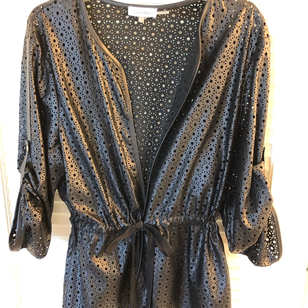 Calvin Klein perforated jacket